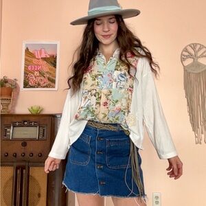 Upcycled Patchwork Shirt